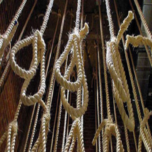  hanging till death time fixed in the early morning