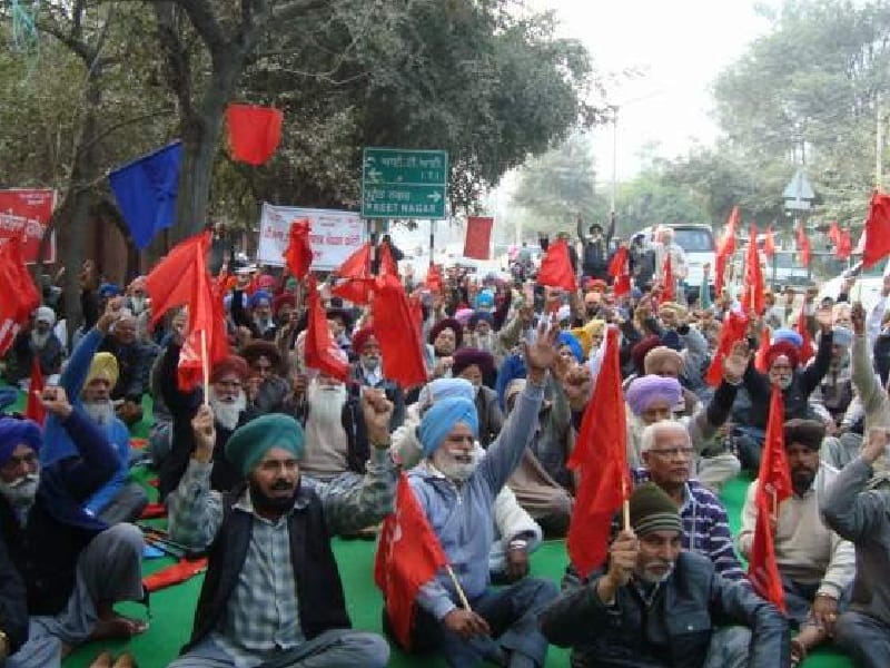 Pensioner, employee resentment against government, contract workers demanding regular, Patiala