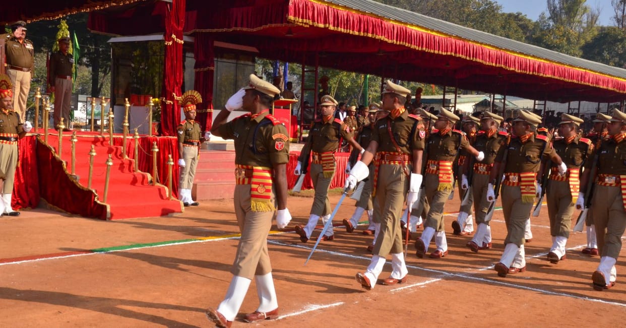 Fanfare celebrating the foundation day of SSB.