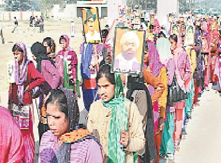 Procession organized awareness