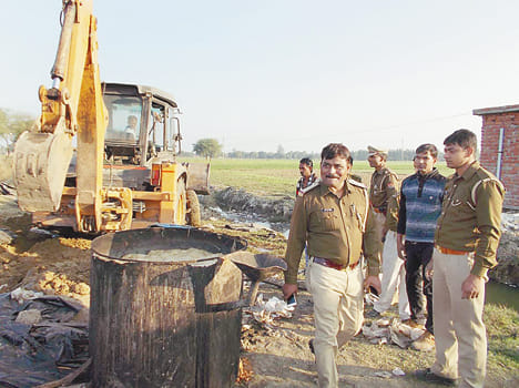 JCB broke the raw alcohol furnaces