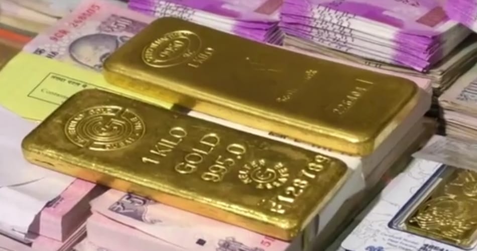 ED raid on maharaja tailor house, 30 lakh currency and 2.5 kg gold found
