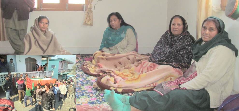 Woman Army Officer cremation in chamba