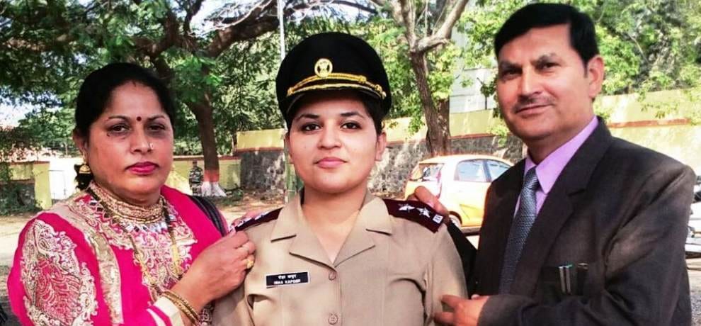 Isha selected as a lieutenant in Indian Army