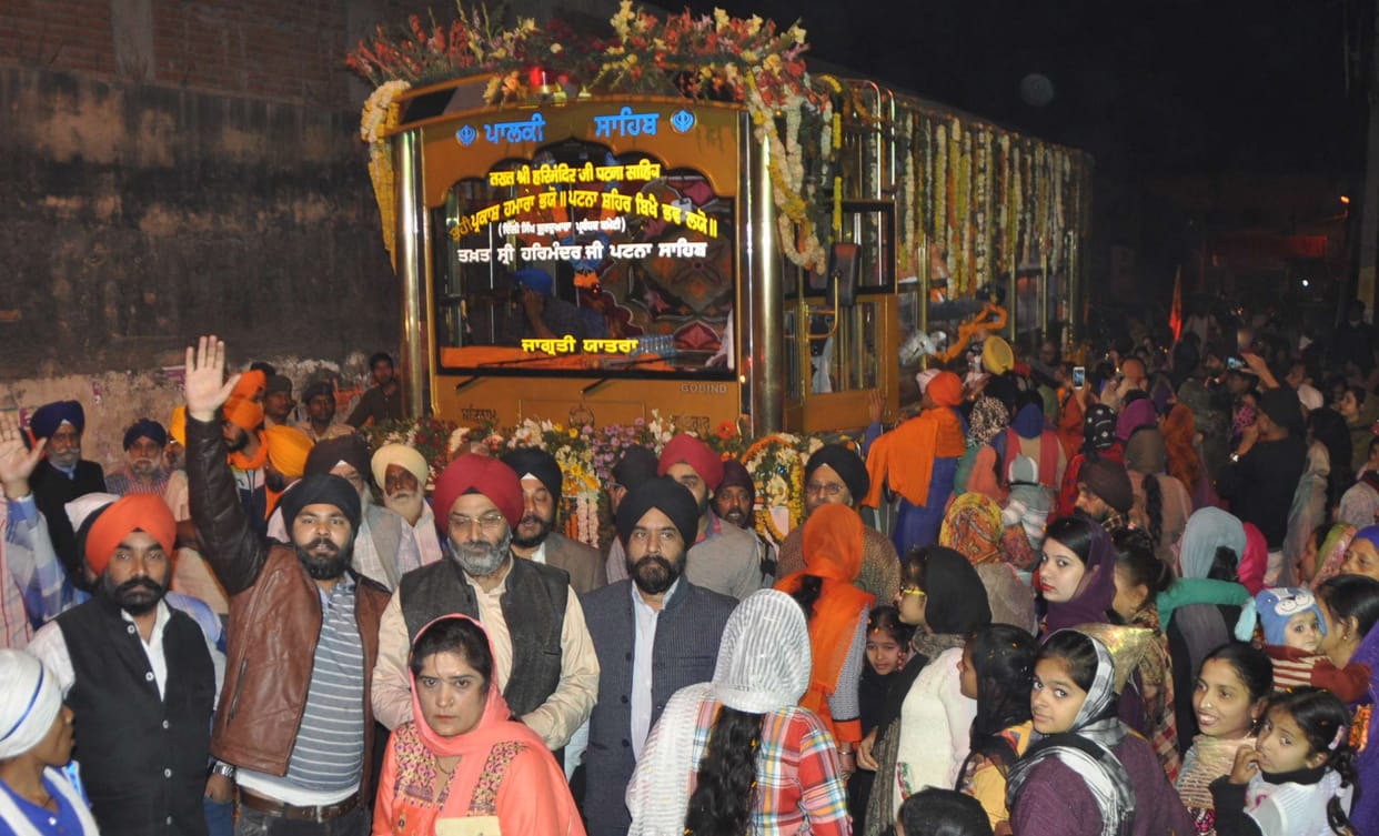 welcome of jagriti yatra