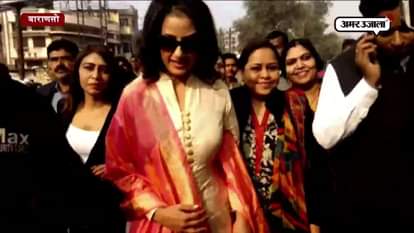 Actress Manisha koirala in banaras