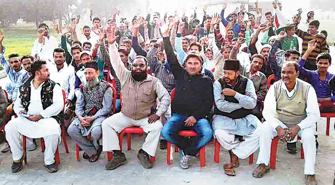 protest of sp candidate