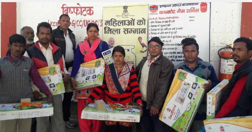 Ujjwala distributed gas connections