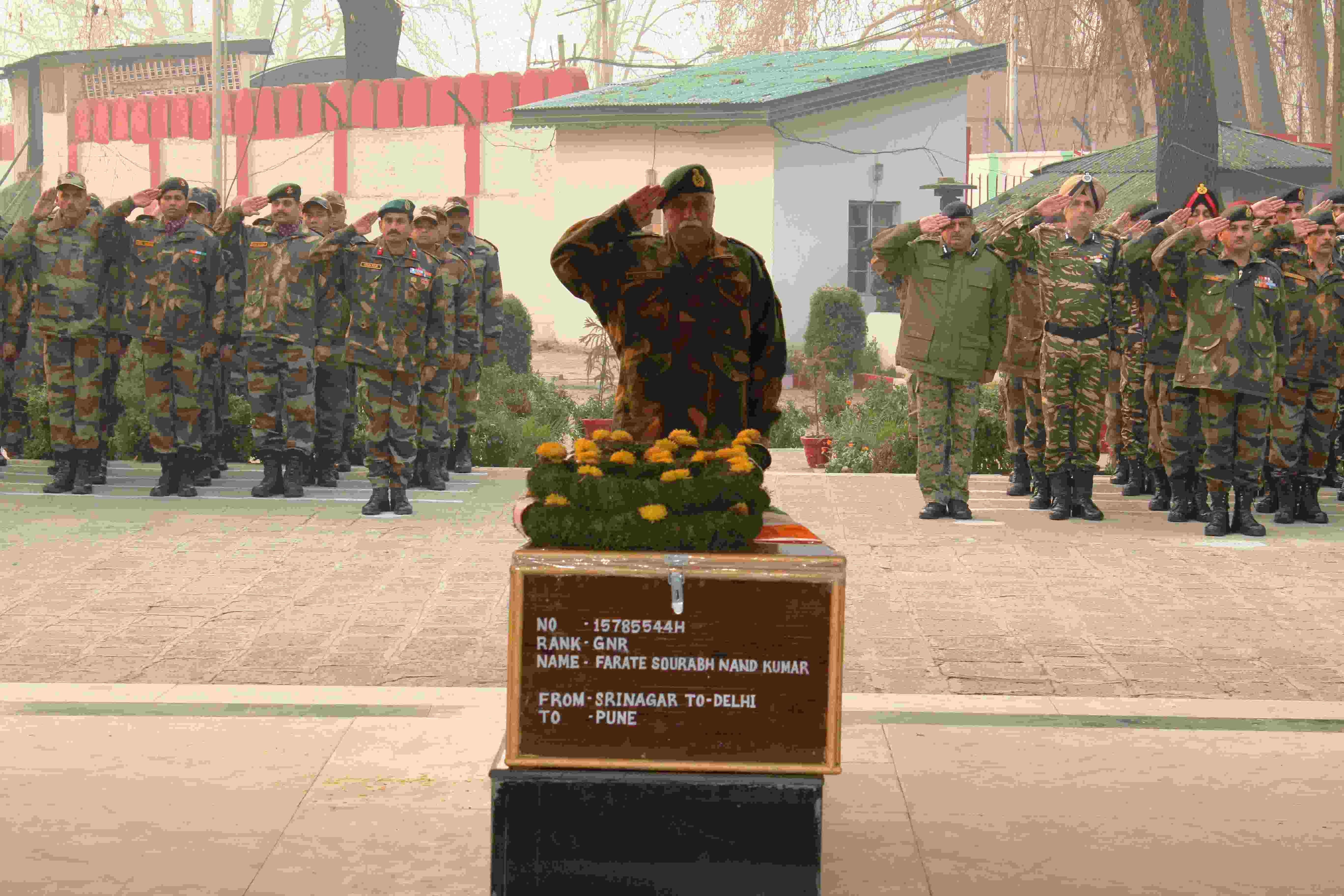 last rites paid to the martyrs of pompore army attack