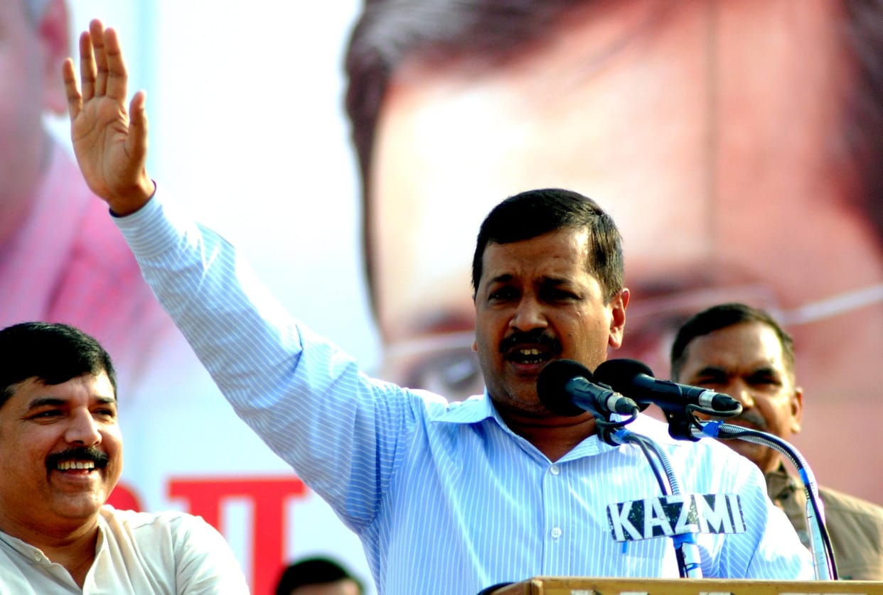  Kejriwal on targets at twitter, Yadav took a dig