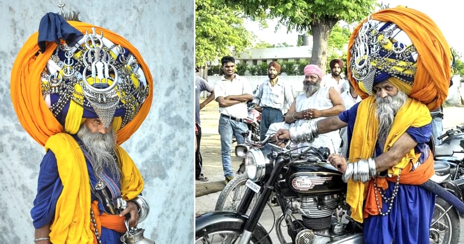 Avtar Singh Mauni wears world's heaviest and longest turban