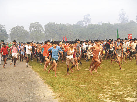 327 cross the first barrier of Army Recruiting
