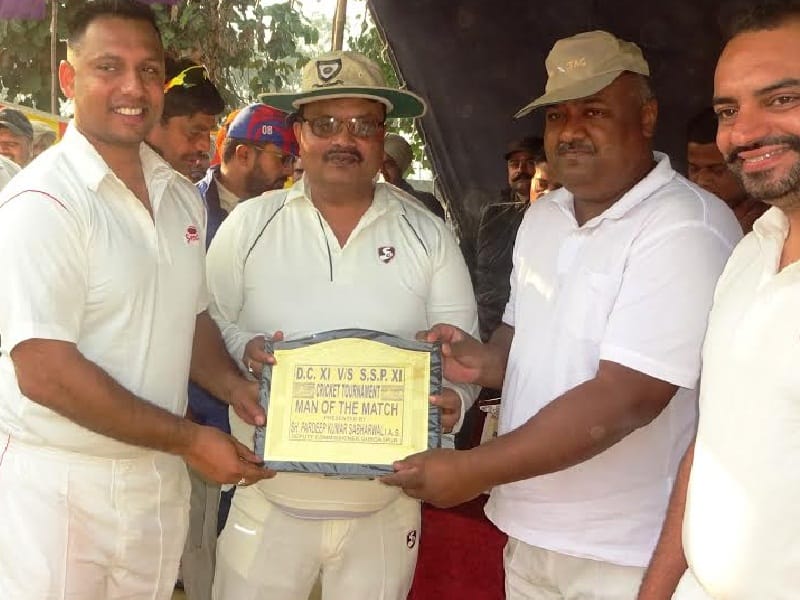 cricket match, gurdaspur match, SSP eleven win match, gurdaspur, amritsar