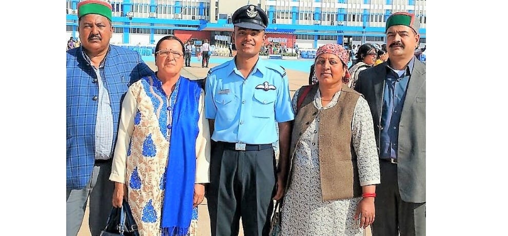 Digvijay singh selected as flying officer in Indian Air Force