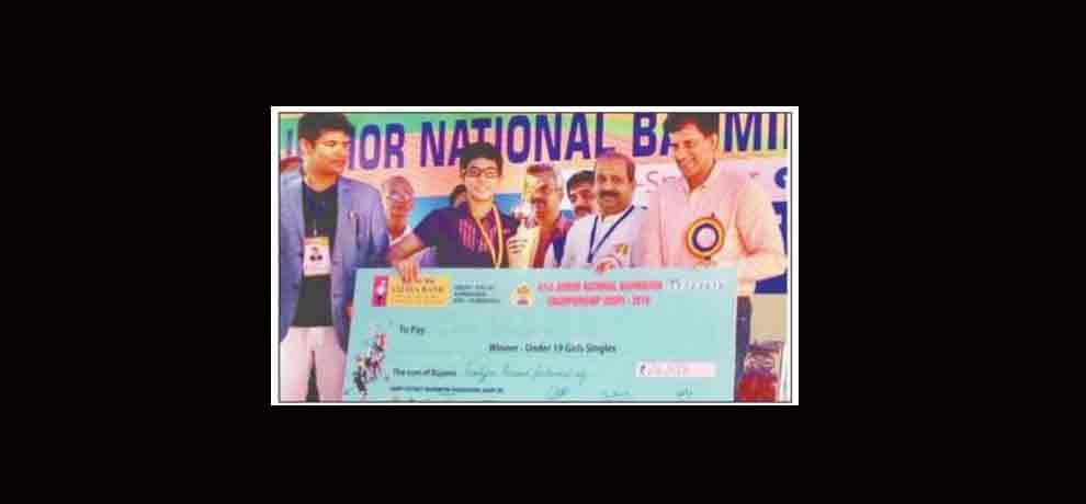 haryana daughter won gold medal in badminton in junior national championship 