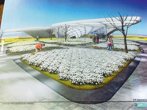 The French city of Grasse perfume park design