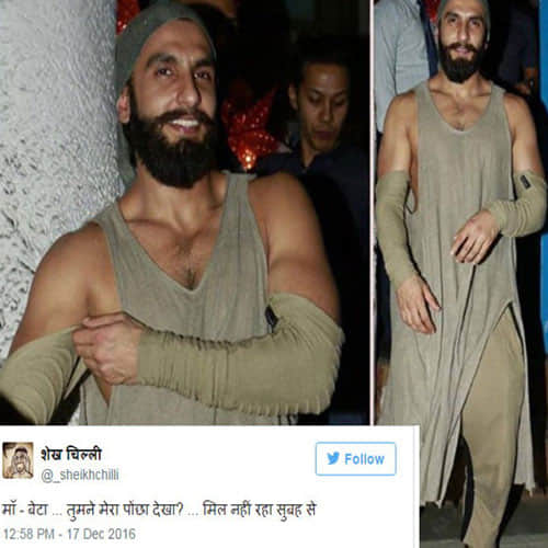 funny jokes on ranveer singh's weird outfit 