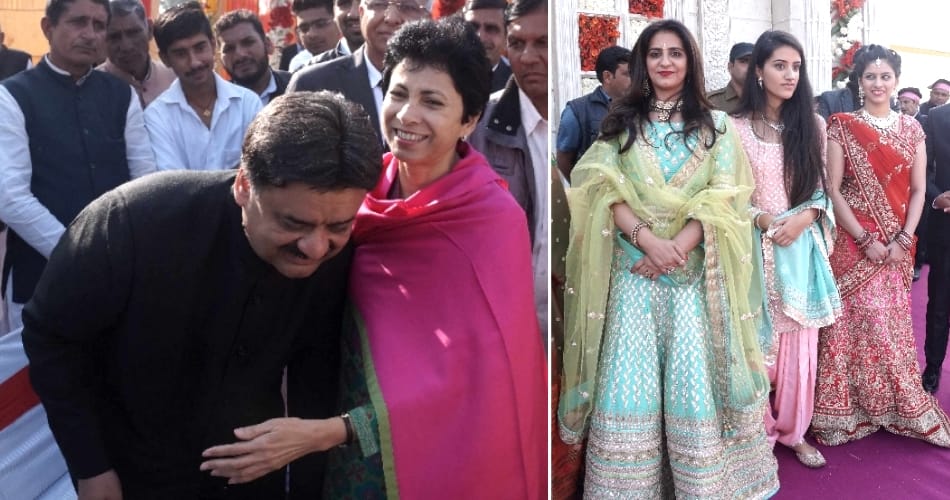 Former deputy chief minister's son wedding, haryana