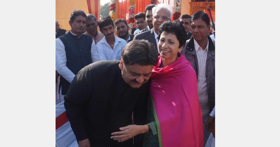 Former deputy chief minister's son wedding, haryana