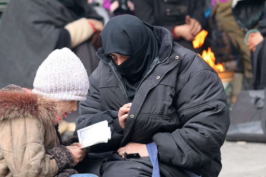 The process of removing people from Aleppo resume