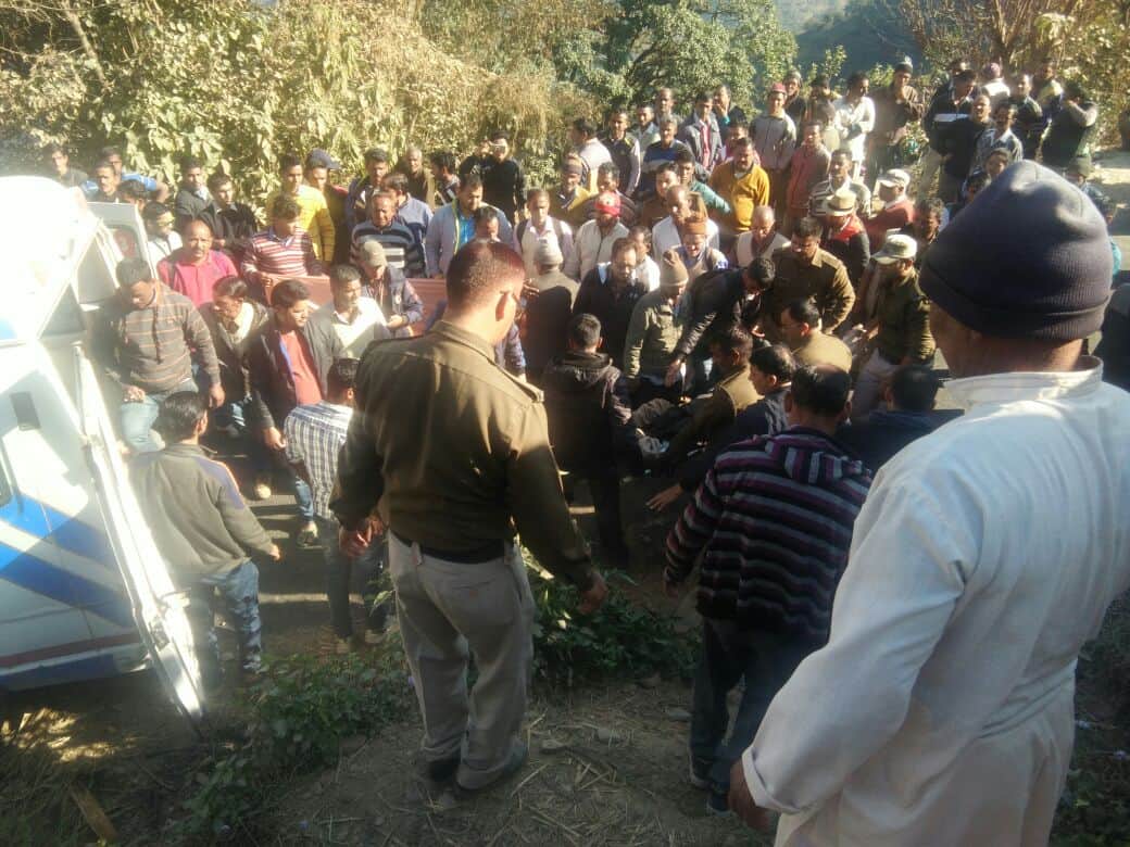 accident in tunkhal