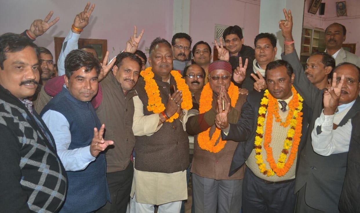 Addict time President Om Prakash Mishra