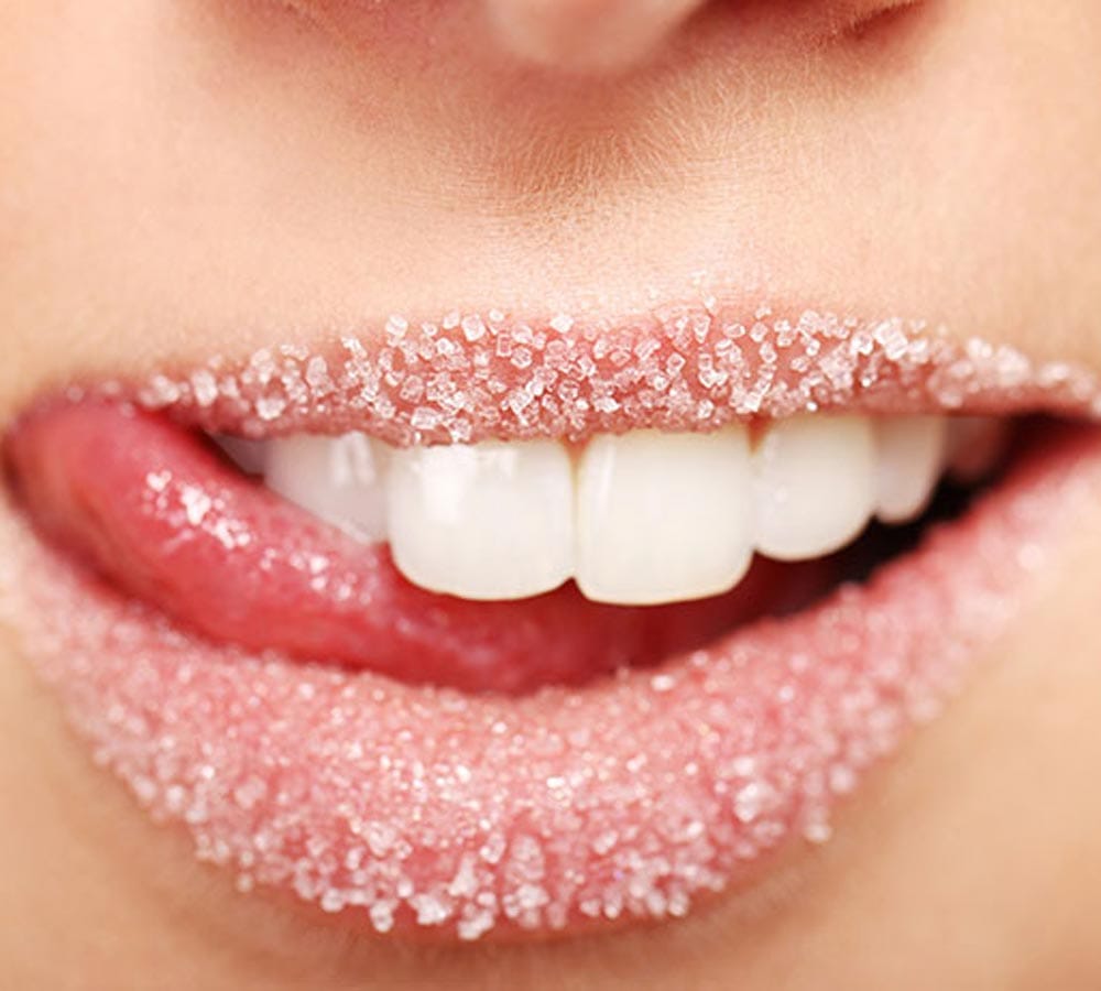 homemade solution to make your lips pink and soft