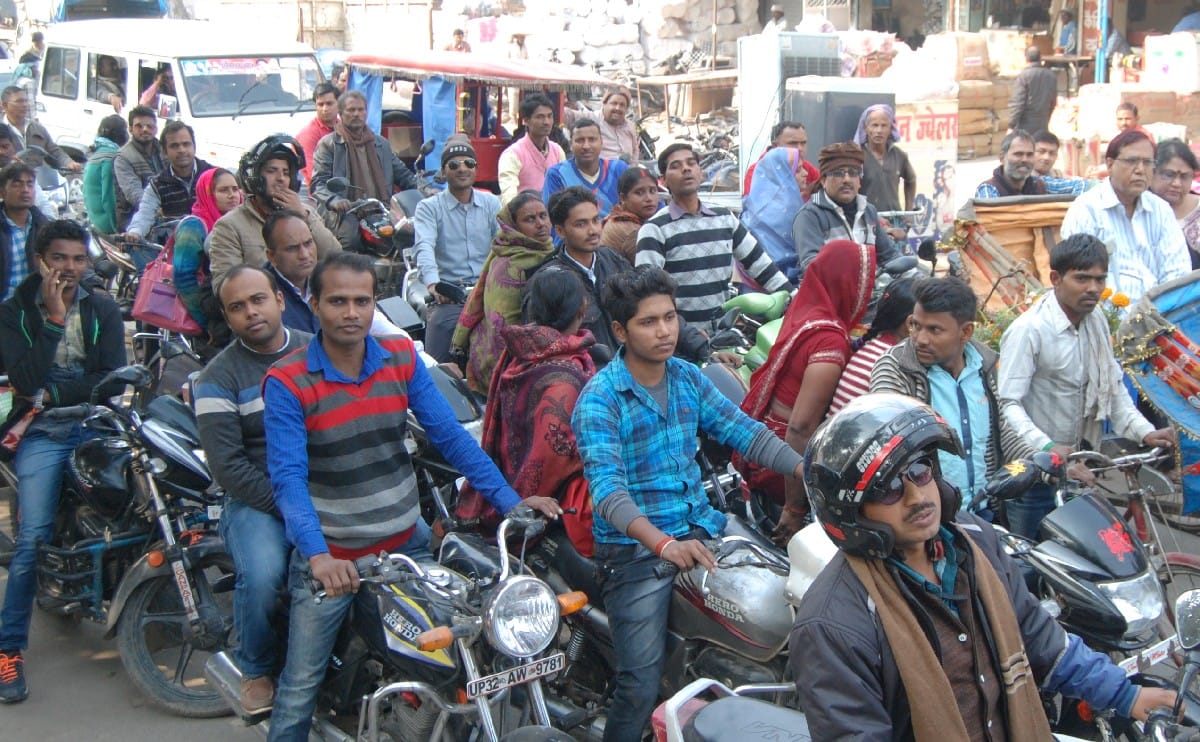 City Jam, people in the streets crawled