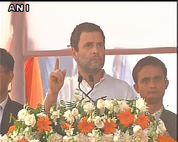 congress vice president rahul gandhi dialogue in Jaunpur rally 