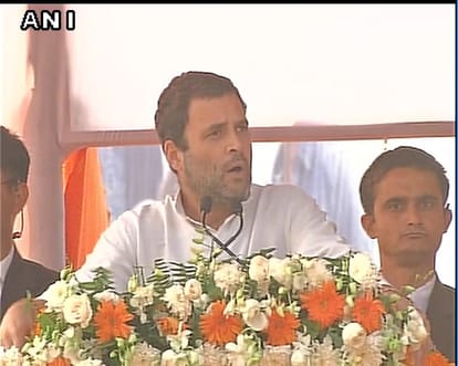 congress vice president rahul gandhi dialogue in Jaunpur rally 