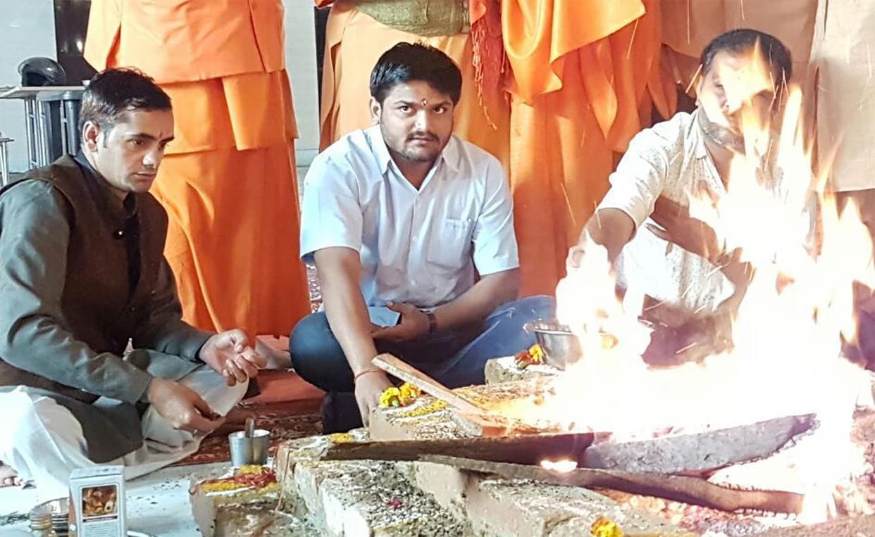 hardik patel attack on modi government.