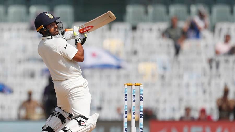 karun nayar hits triple ton with bat against England 