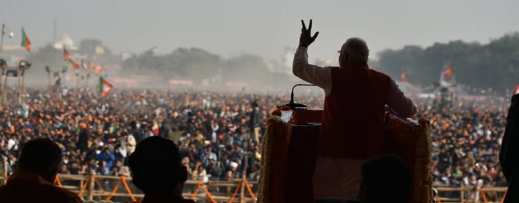 opposition math due to pm rally at kanpur