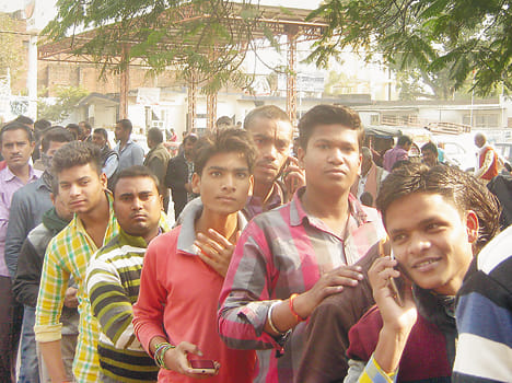 People descended afternoon over cash