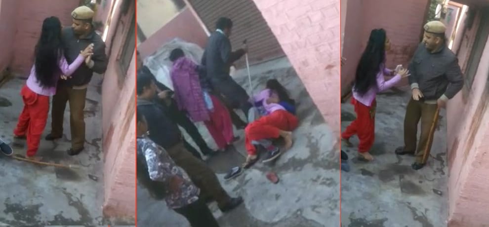 Suspended in the mother-daughter after assaulting policemen trapped, due Know