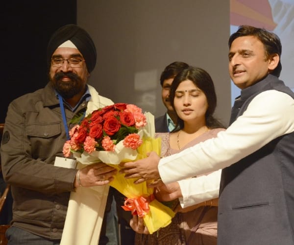  akhilesh yadav on yashbharti award.