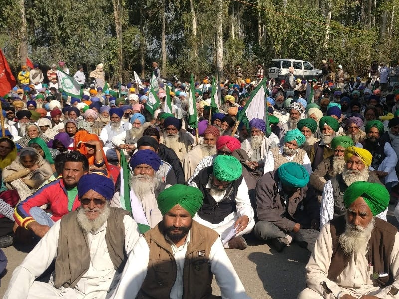 Notbandi, farmers, laborers, picketing, blockade of Cabinet mansion, Patiala