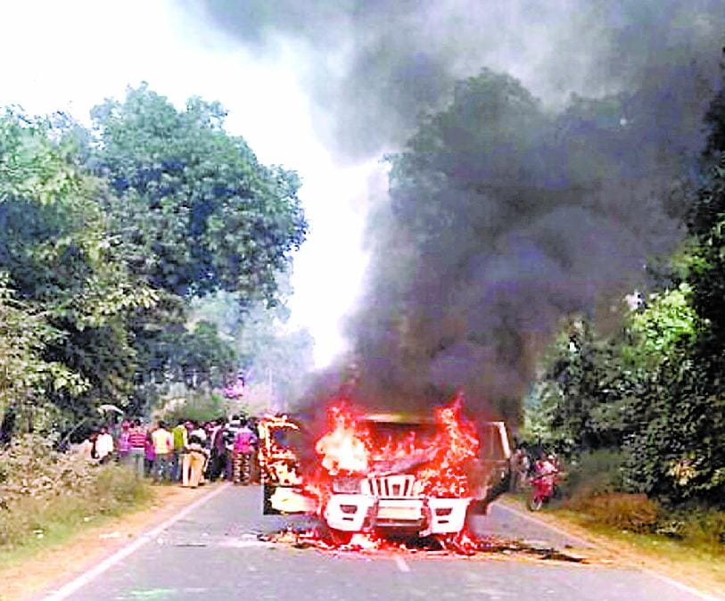 SUVs trampled the cyclists student