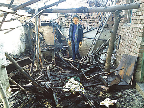 House fire, the loss of a million