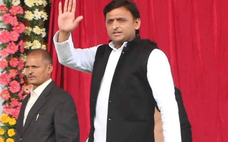 up cm akhilesh laid foundation of various projects