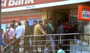 Show the impact of cash to banks to meet