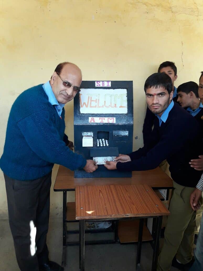 student invent wooden ATM in jaunsar