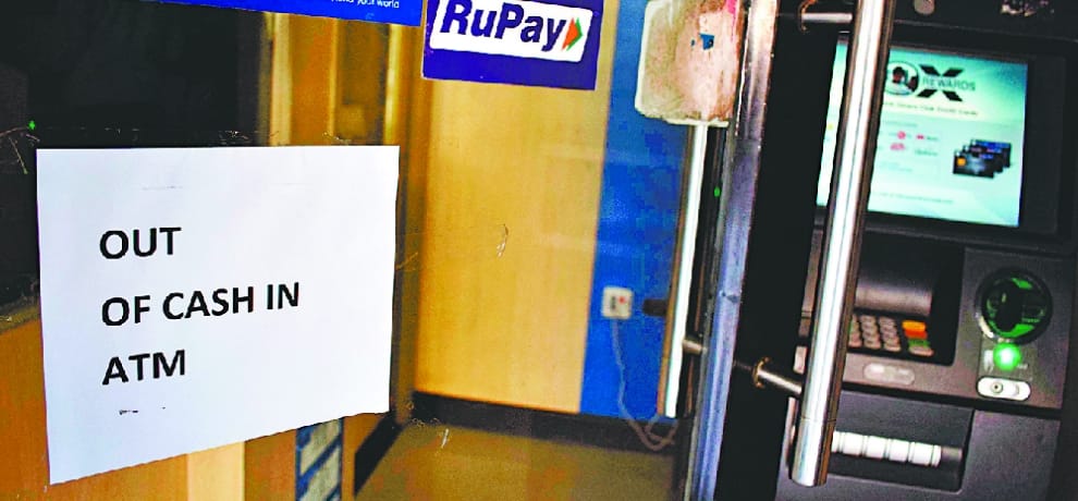 Strange game of politics, elections in the ATM 'no cash'