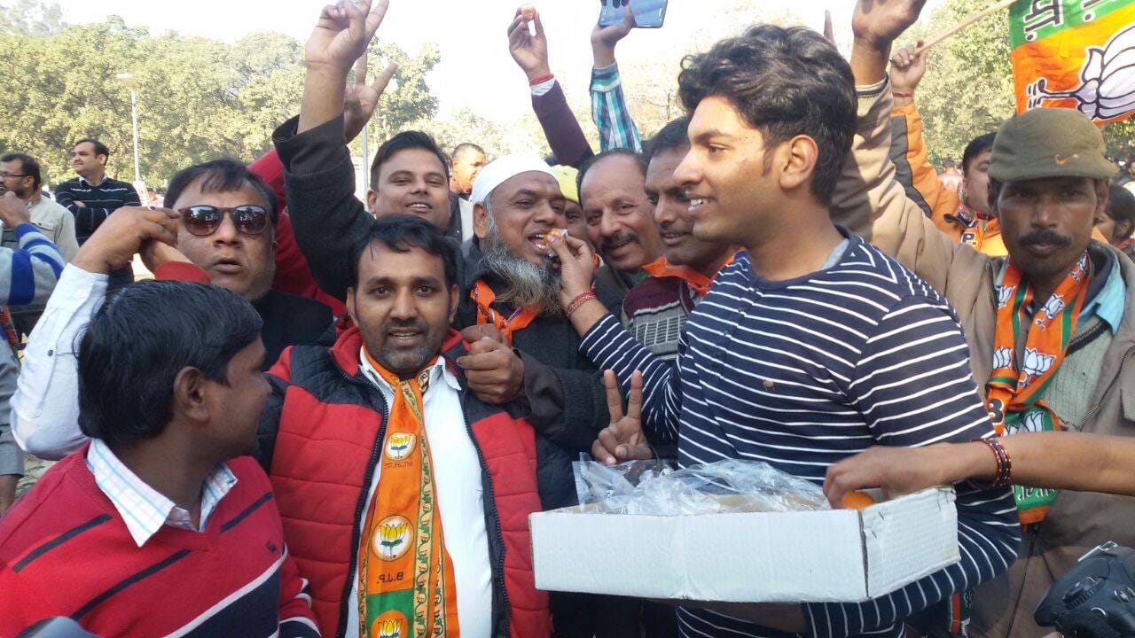 BJP won chandigarh municiple corporation elections