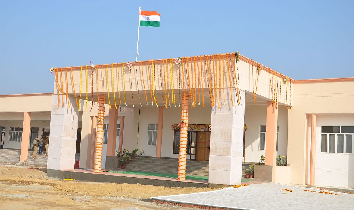 Five years later got  Collectorate building Hapur