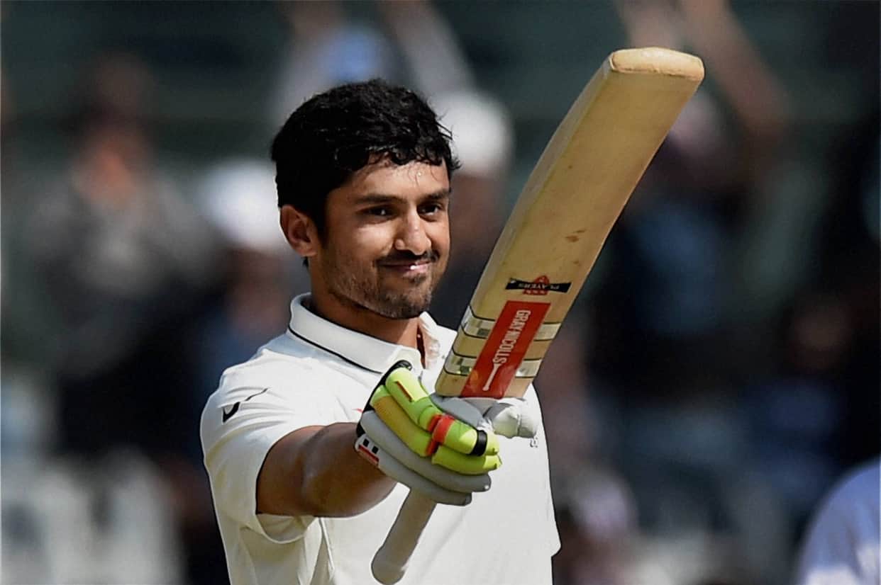 karan nair scored  triple ton and makes some interesting cricket records 