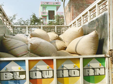 ration food supplied in open market caught