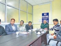 cashlesh scheme, administration, meeting, vedio confrence, kaithal
