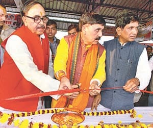 bjp raily kaushambi news