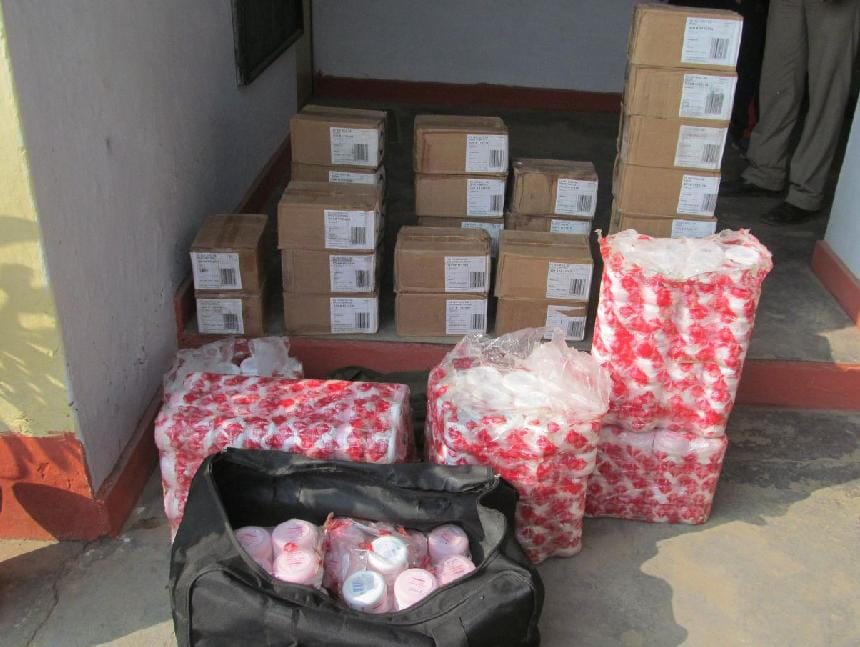 Police caught half million foreign cosmetics
